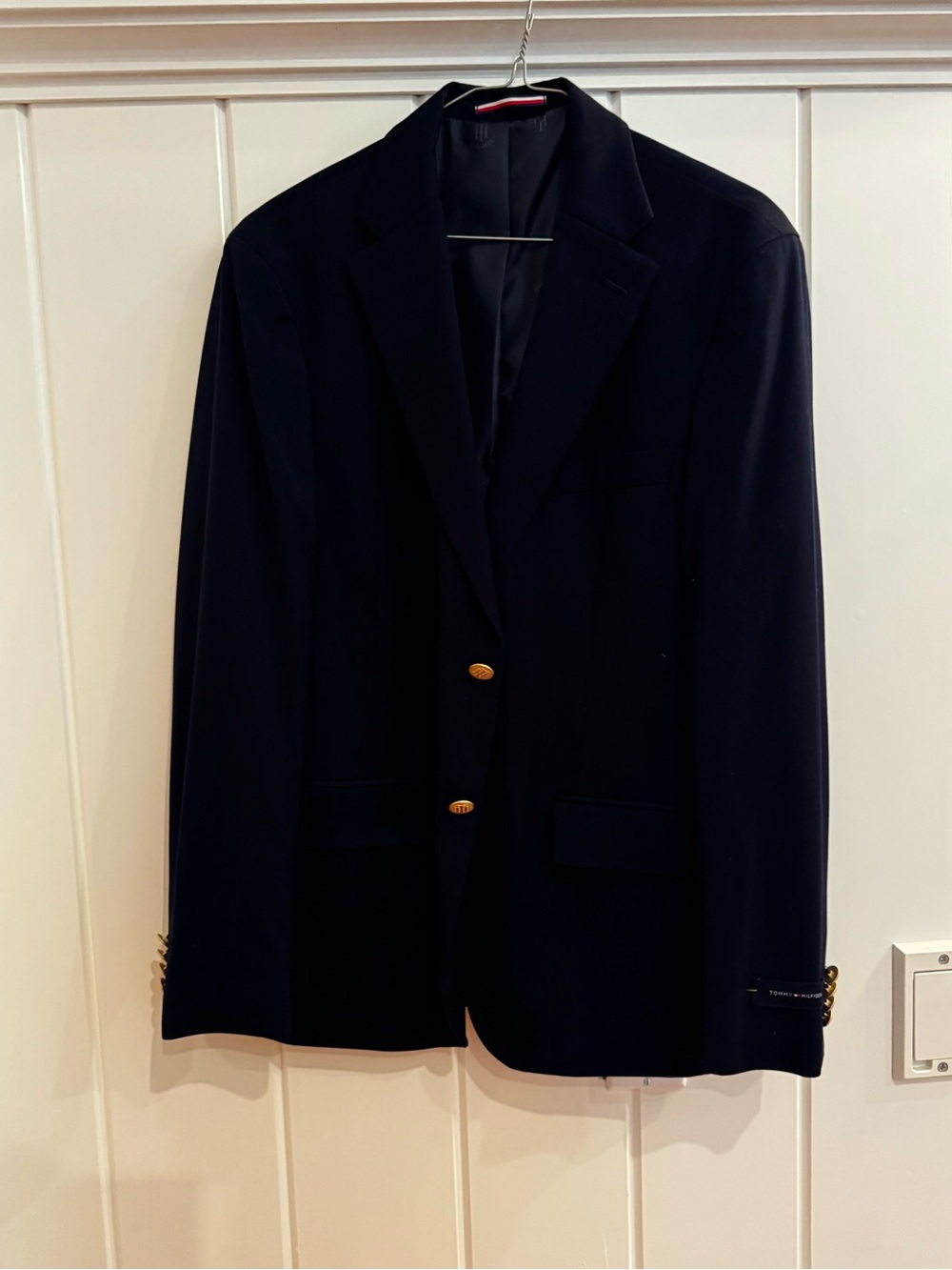 Tommy Hilfiger Classic Men's Navy Blazer with Gold Buttons